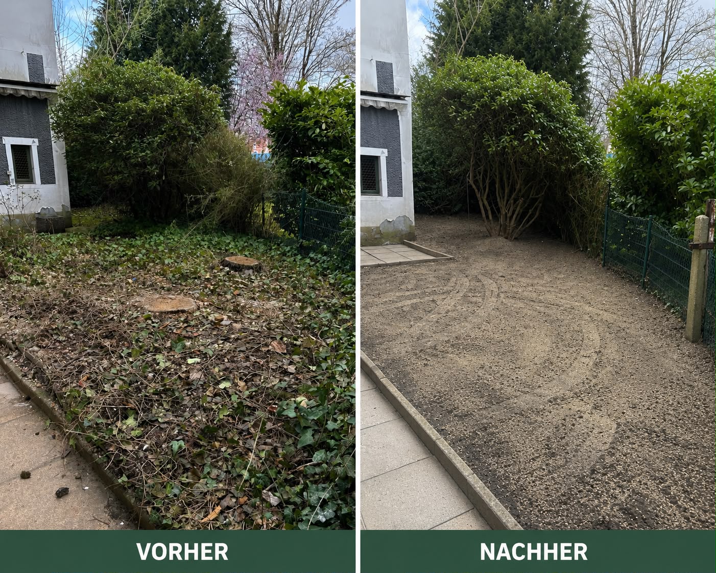 Vorher Nachher Arbeit 1